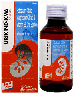 Urikind Km6 Sugar Free Solution 100Ml